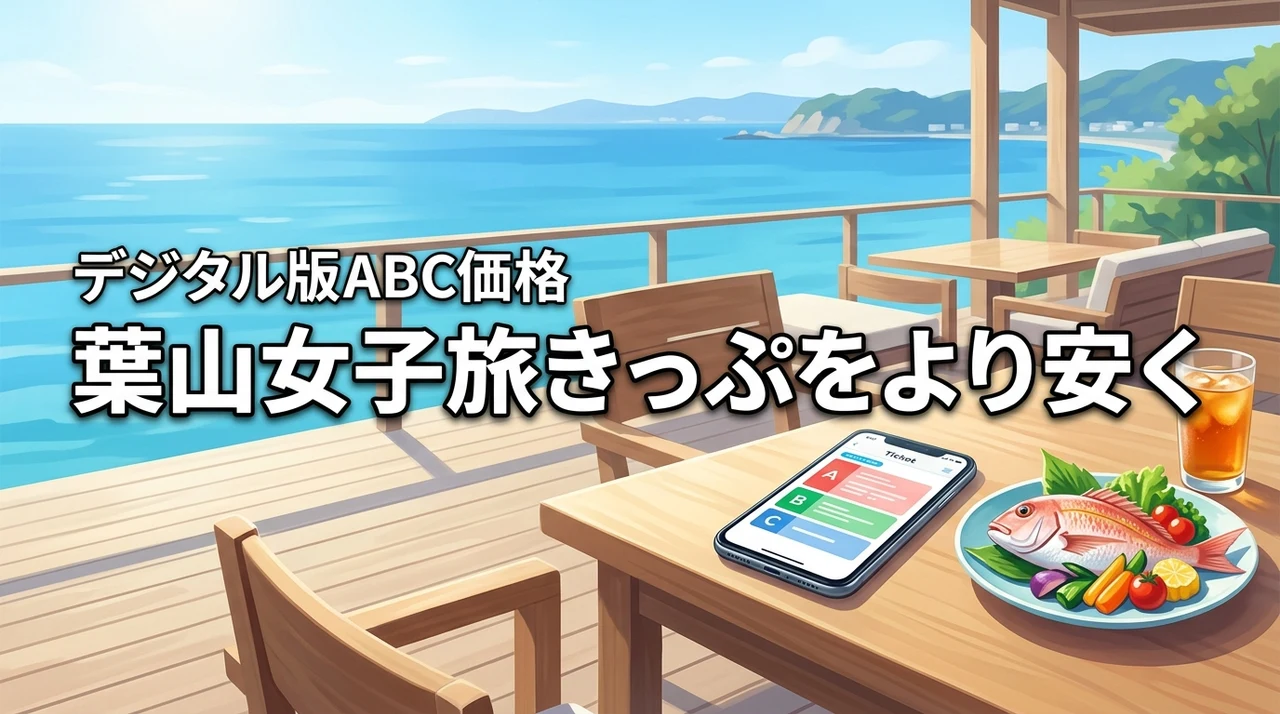 知らないと損！葉山女子旅きっぷをABC価格設定でより安く使えるデジタル版の正解