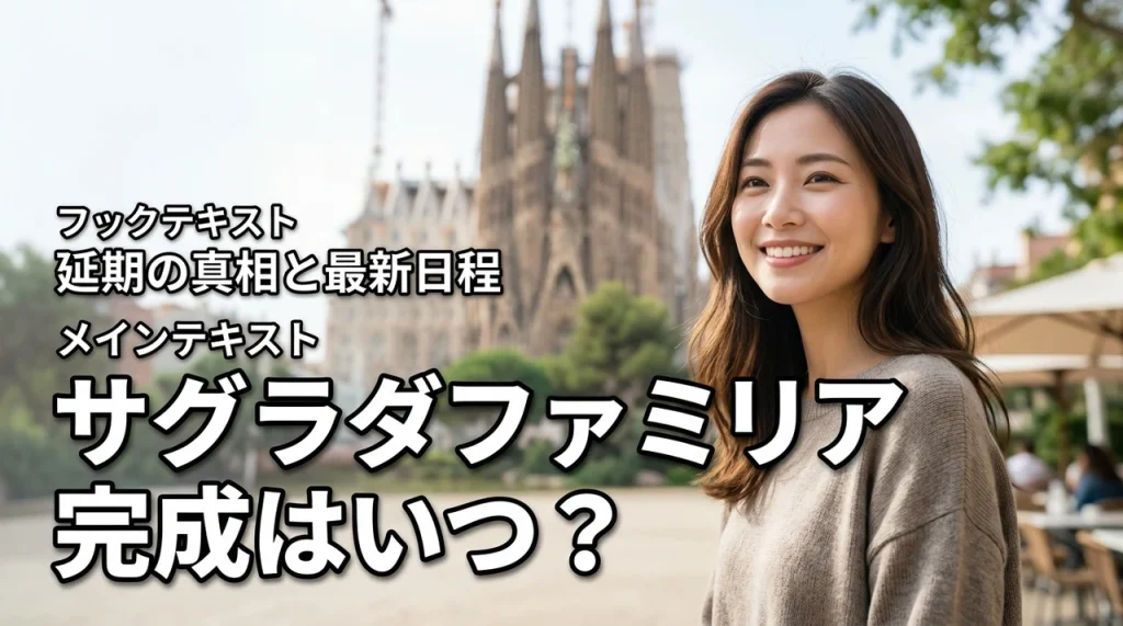 サグラダファミリアは2026年のいつ完成？延期の真相と最新建設スケジュールを調査