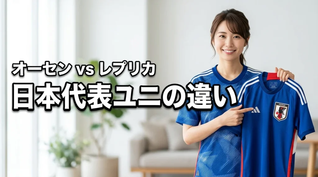 【失敗しない選び方】日本代表ユニフォームのオーセンティックとレプリカの違いを公開