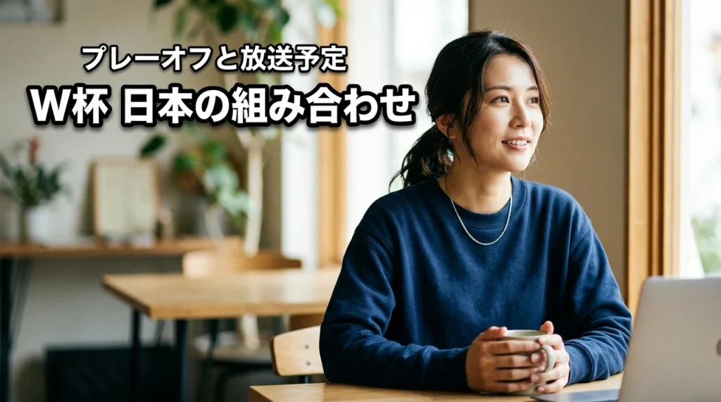 2026ワールドカップ日本の組み合わせは？プレーオフの仕組みや放送予定も