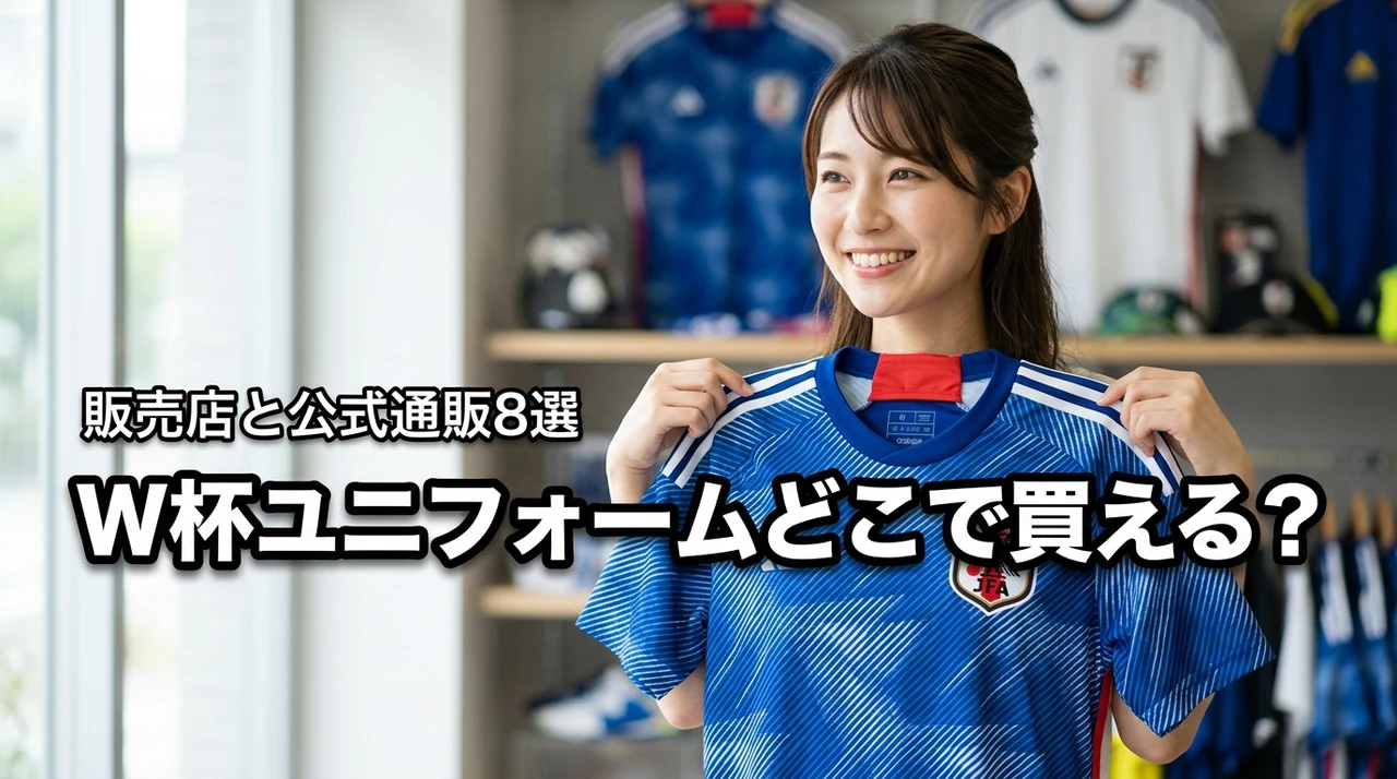 ワールドカップのユニフォームはどこで買える？おすすめの販売店と公式通販8選