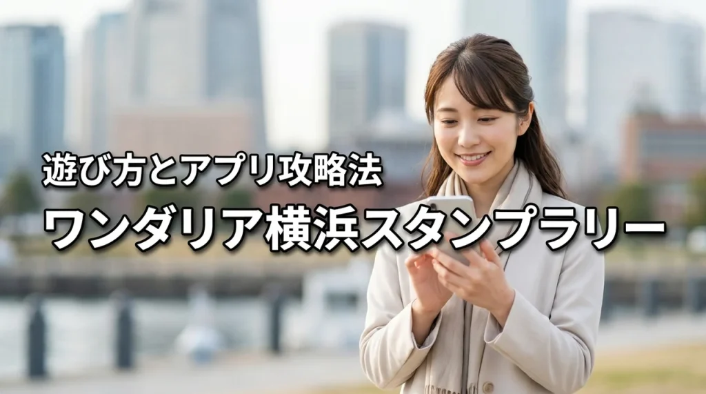 ワンダリア横浜のデジタルスタンプラリーの遊び方は？アプリ準備や攻略のコツを伝授