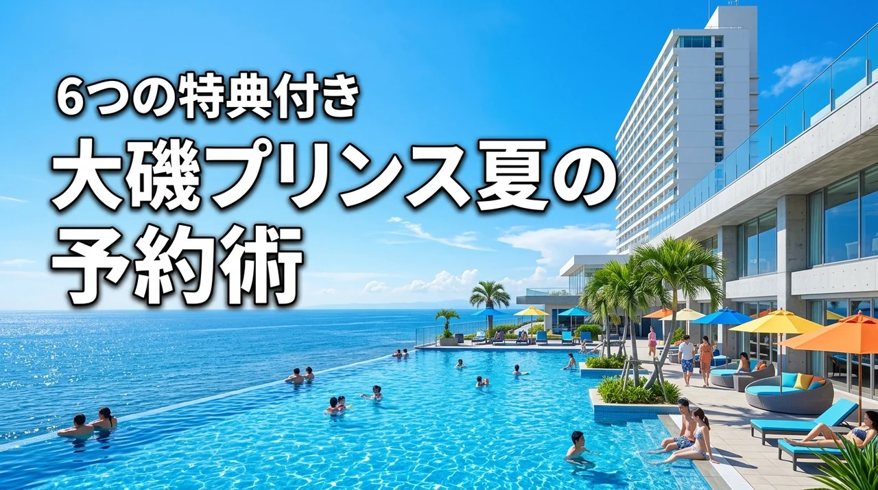 大磯プリンスホテルの夏休み予約は6つの特典で！予約開始日も解説