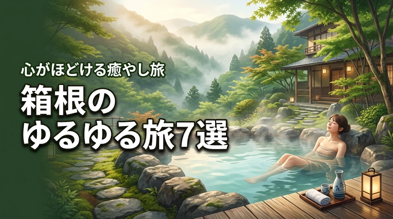 「最近、疲れてる？」そう思ったら行くべき！箱根の心がほどけるゆるゆる旅7選