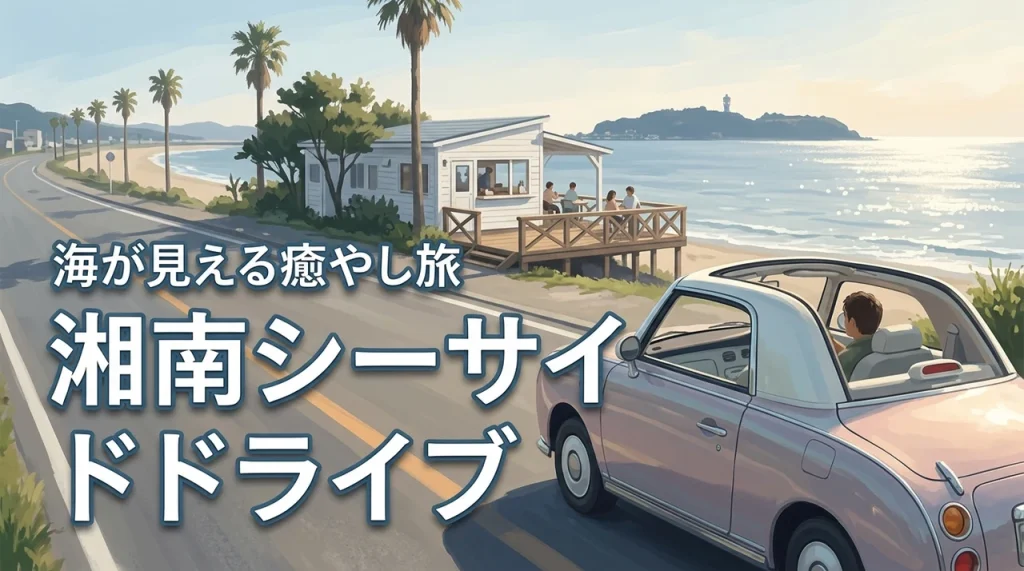 ドライブ時間は最低限でOK！湘南の海が見えるゆるっとシーサイドドライブ