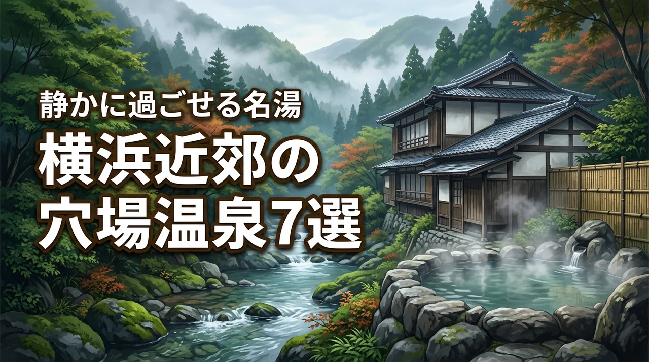 【箱根・熱海じゃない方】横浜近郊で本当に人が少なくて落ち着く温泉地7選