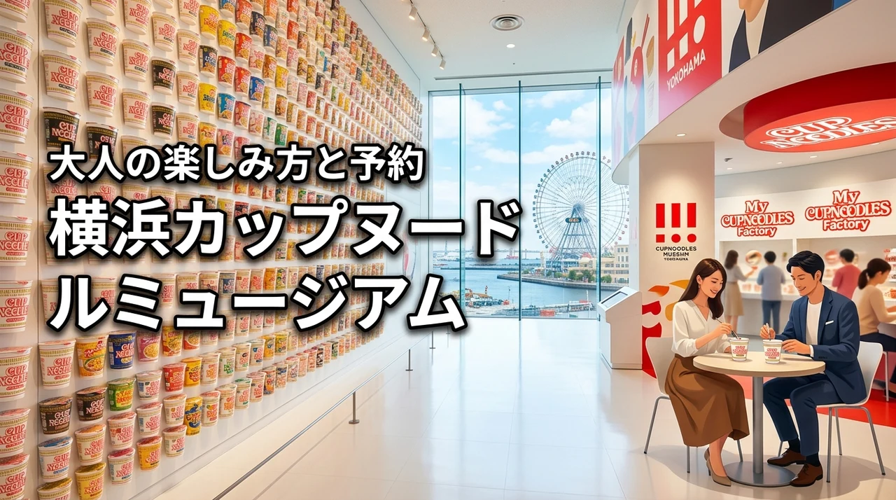 カップヌードルミュージアム横浜は大人も楽しめる？予約方法や魅力、注意点まで徹底調査