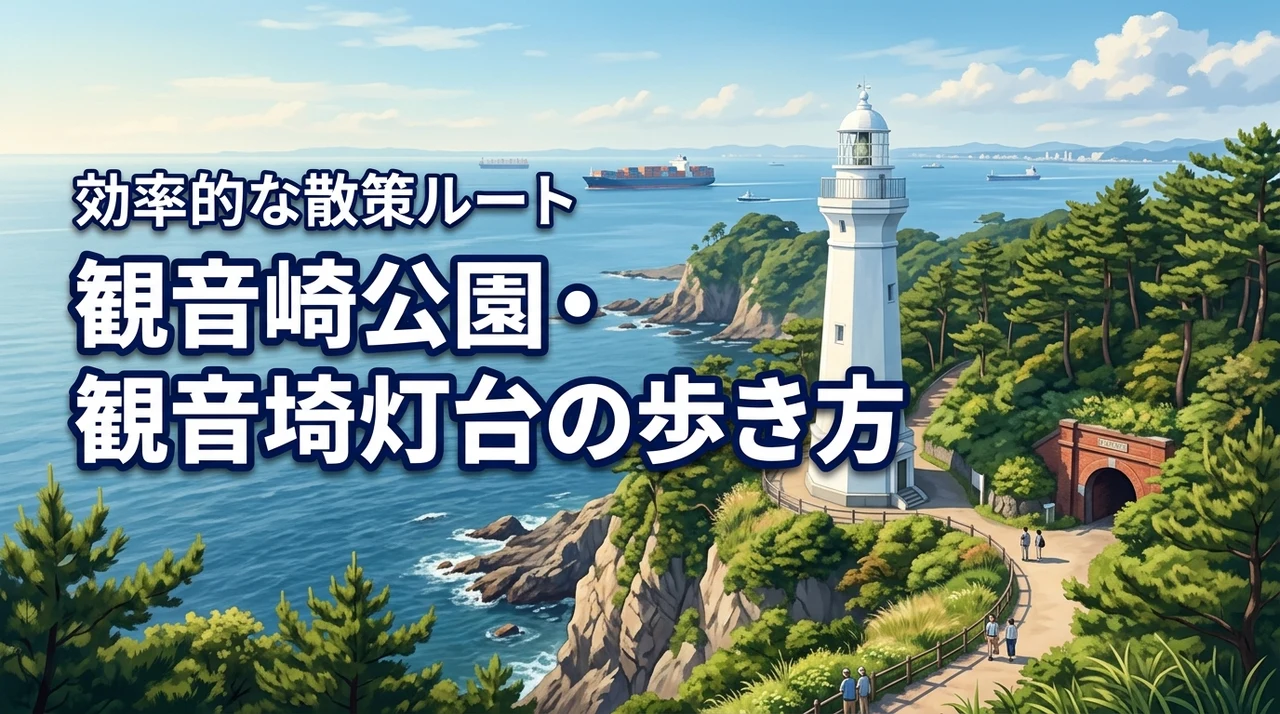 観音崎公園・観音埼灯台はどう回る?効率的な散策ルートと周辺スポットを解説