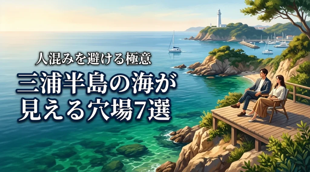 三浦半島の海が見える穴場デート7選！人混みを避けたい大人が静かに過ごすための極意
