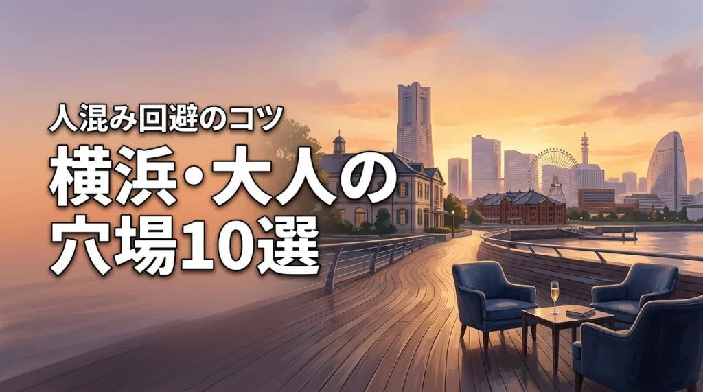 横浜で大人の休日を過ごすなら？人混みを避けて楽しめる穴場10選！混雑回避のコツ