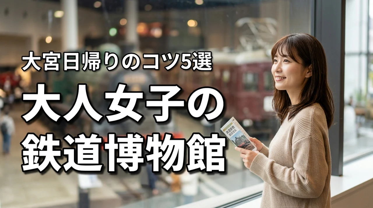 鉄道博物館を大人女子が楽しむ｜雨や寒い日にもおすすめの大宮日帰り旅のコツ5選