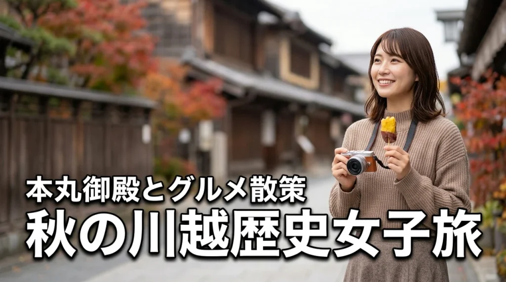 川越城本丸御殿と城下町を歩く秋の歴史女子旅の正解！バス移動や最新グルメ情報も網羅