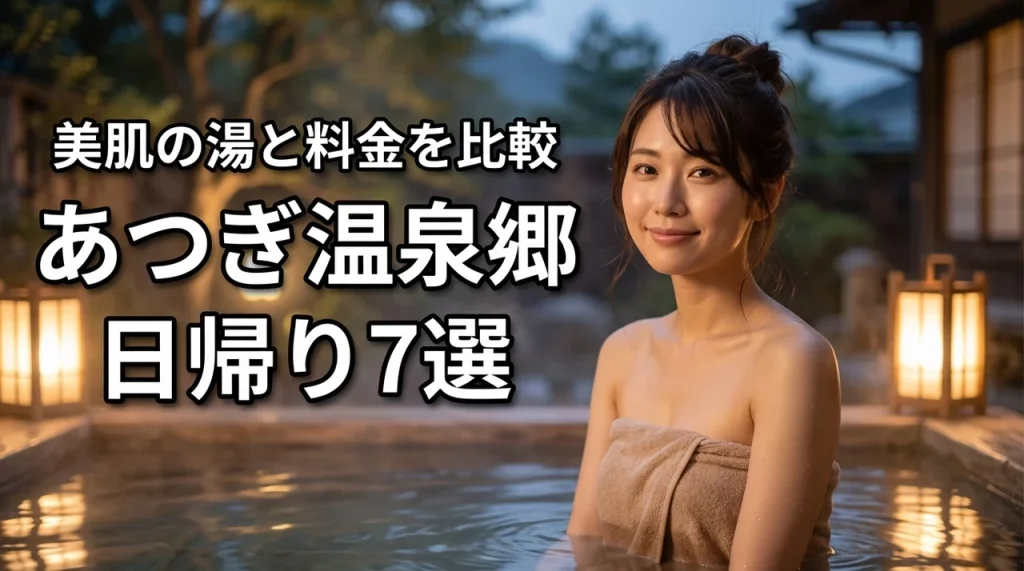 美肌の湯を堪能！あつぎ温泉郷（厚木市）の日帰り温泉7選｜料金・時間・魅力を比較