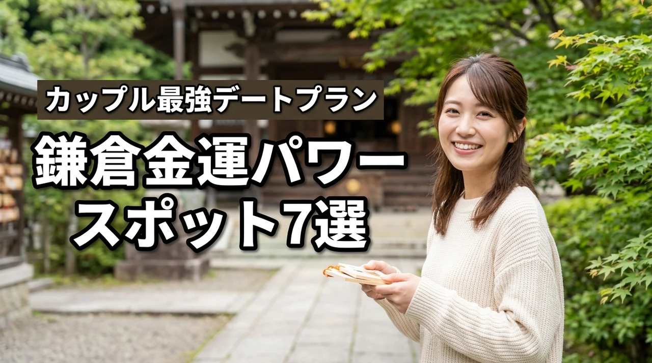 鎌倉パワースポット金運行くべき場所7選！カップルで巡る最強金運デートプラン（記事のアイキャッチ画像）